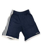 Youth boys Adidas size L 14-16 sports training practice shorts Blue