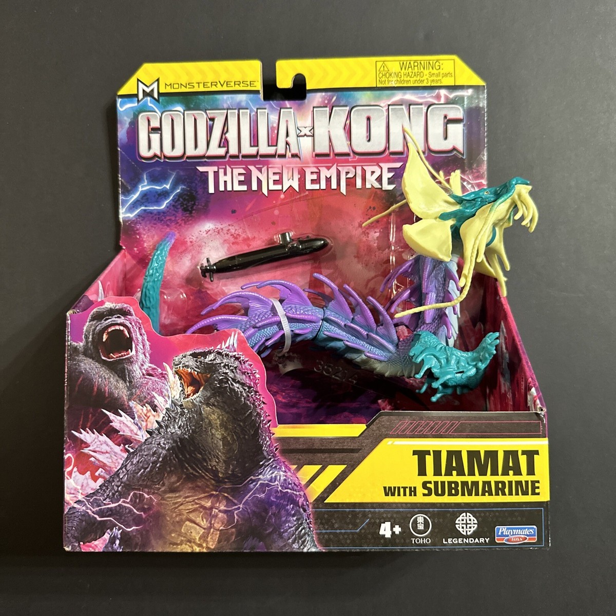 2024 Playmates Godzilla X Kong Monsterverse TIAMAT With Submarine
