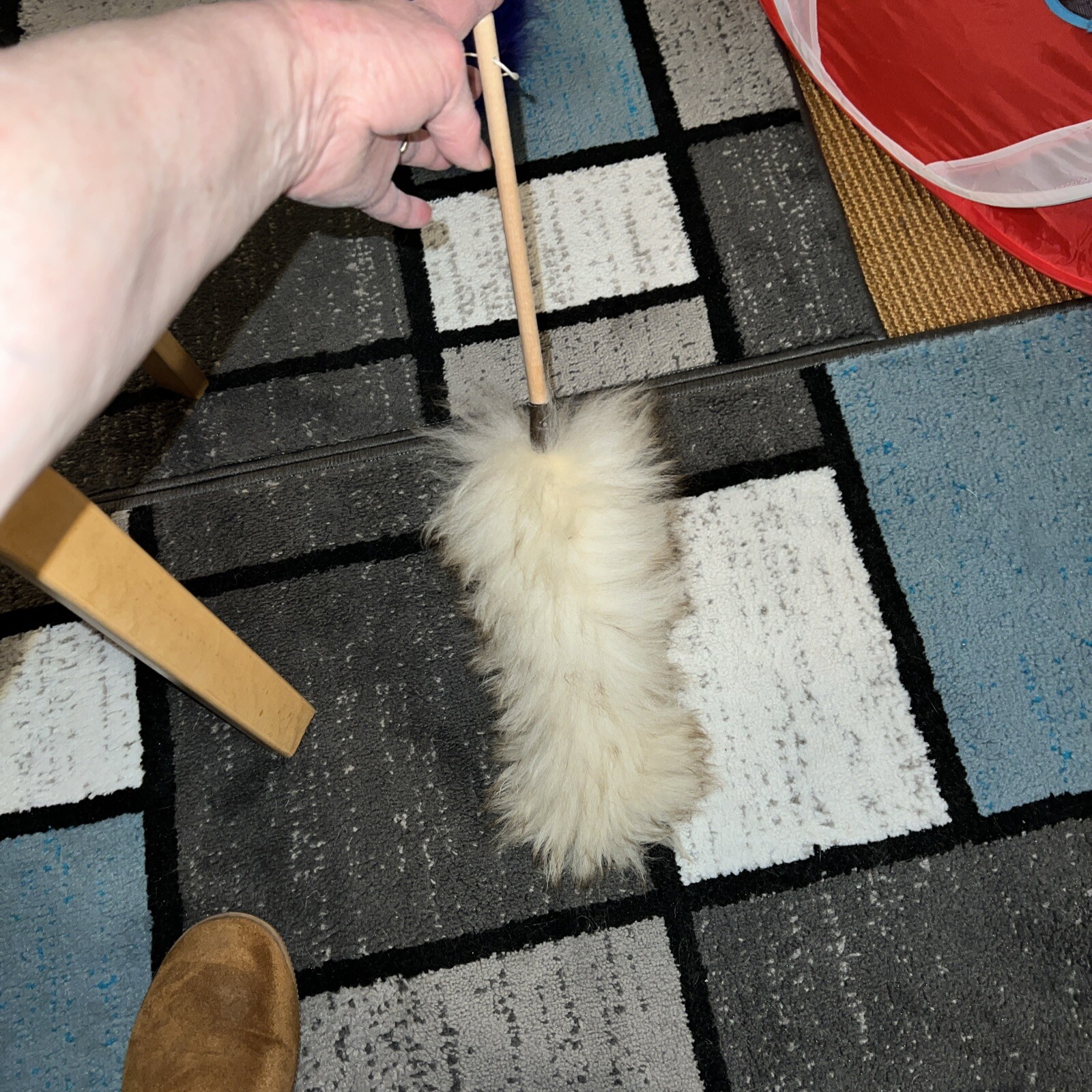 21 In Natural Lambs Wool Duster New Zealand Made