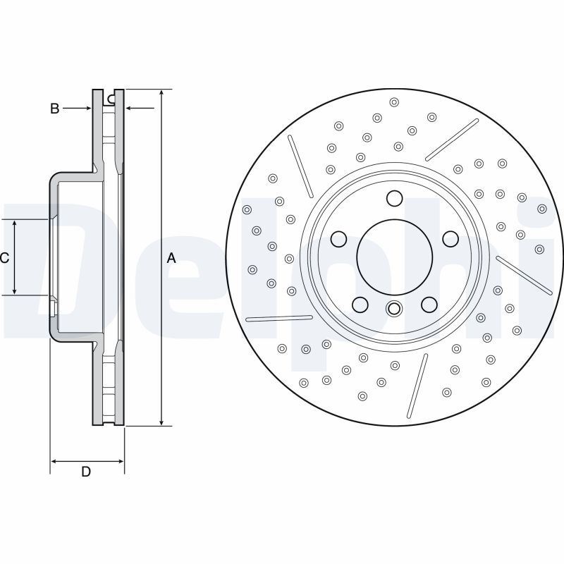 Disques de frein BMW 320d pour éliminer les vibrations au freinage et bruits