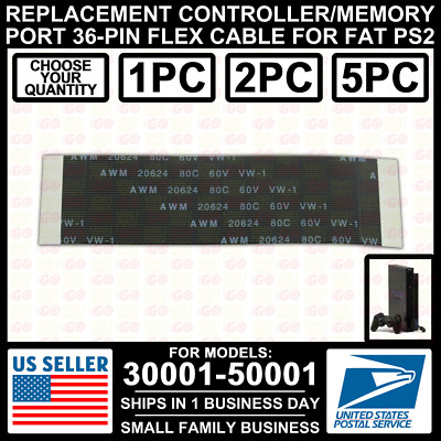 For Playstation 2 Controller/Memory Port Ribbon Flex Cable Fat PS2 30001-50001