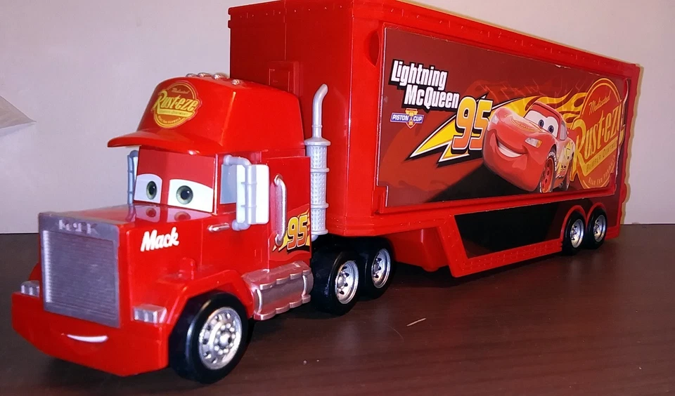 Disney Pixar Cars Race O Rama Mack Truck Playset 2016 - Image 2 of 4