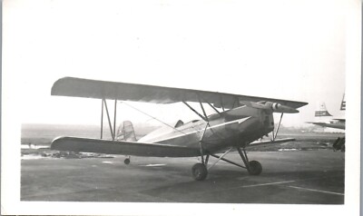 Phillips CT-2 ''Skylark'' Biplane Photo (3 x 5) H.W. Arnold