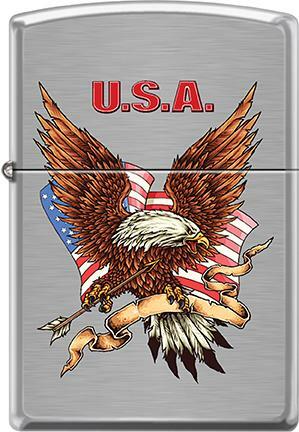 - U.s.a. Eagle, Flag, Arrow, & Tassel Design.