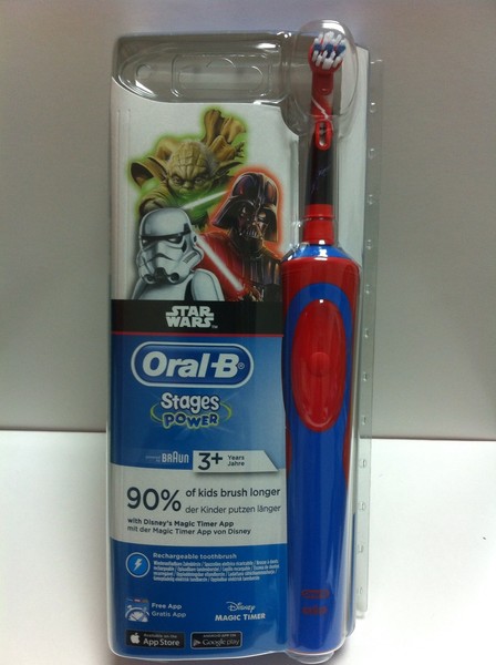 ORAL B BRAUN CEPILLO DENTAL ELECTRICO INFANTIL STARS WARS