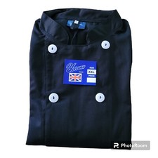 Professional Kitchen  Chef's uniform Jacket Black XXL Catering Long Sleeve