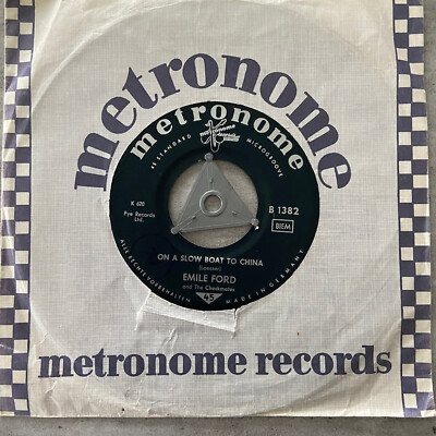 EMILE FORD+Checkmates: On A Slow Boat../That Lucky Old (Single metronome B 1382)