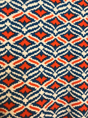 T-shirt Lularoe Irma Motif Tricot Rouge Et Bleu - Taille XXS - Neuf Avec étiquettes - Idéal Pour Les Fêtes