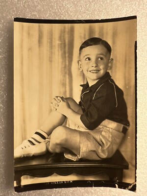 Vintage Photo Booth Black White Picture Photograph