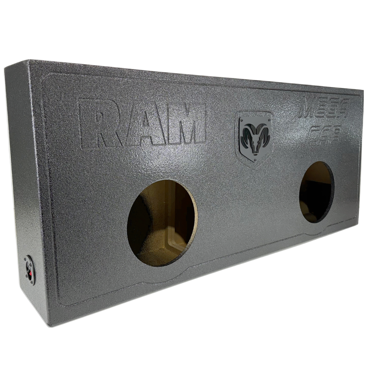 Subwoofer Enclosure Box Dodge Ram Mega Cab 06-22 Ported 2x8