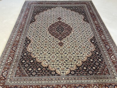 Orientteppich Beste Qualität Handgeknüpft 250x200 Beige Herati Bigar Quadratisch