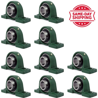 BGR 10 PCS UCP 207-20 Pillow Block Bearing 1-14'' Bore Self Aligning 2 Bolt
