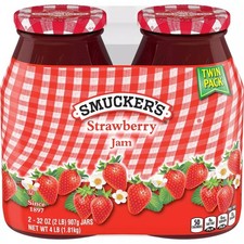 Smucker's Strawberry Jam, 32 Ounce Jar Pack of 2