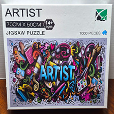 Artist 1000-Piece Jigsaw Puzzle Multicolor 70cm x 50cm Ages 14 New