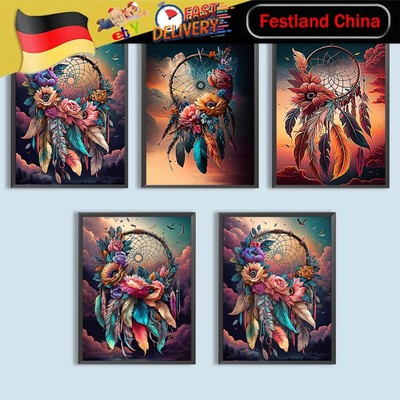 5D DIY Full Round Drill Diamond Painting Home Wall Decor Diamond Art Kits