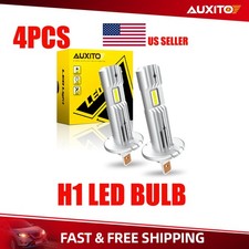 H1 Bulbs LED Headlight Conversion High Set Super 6500K Low Beam White Bright 4x