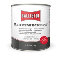 Ballistol Mehrzweckfett Eimer, 1 Kg, De/Fr/It/Nl/Cs/Sv/Sk/Ro Universalfett