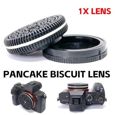 1x Fokus Free Pancake Objektiv für Sony E Mount Spiegellose Kamera Biscuit LenaW