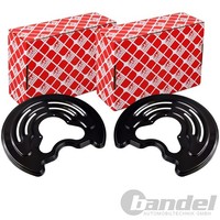 2X Febi Spritzbleche Bremsscheiben Hinten Passend FÜR Nissan NV300 Primastar