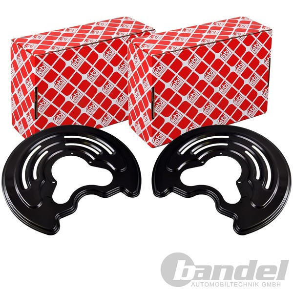 2X Febi Spritzbleche Bremsscheiben Hinten Passend FÜR Nissan NV300 Primastar-image