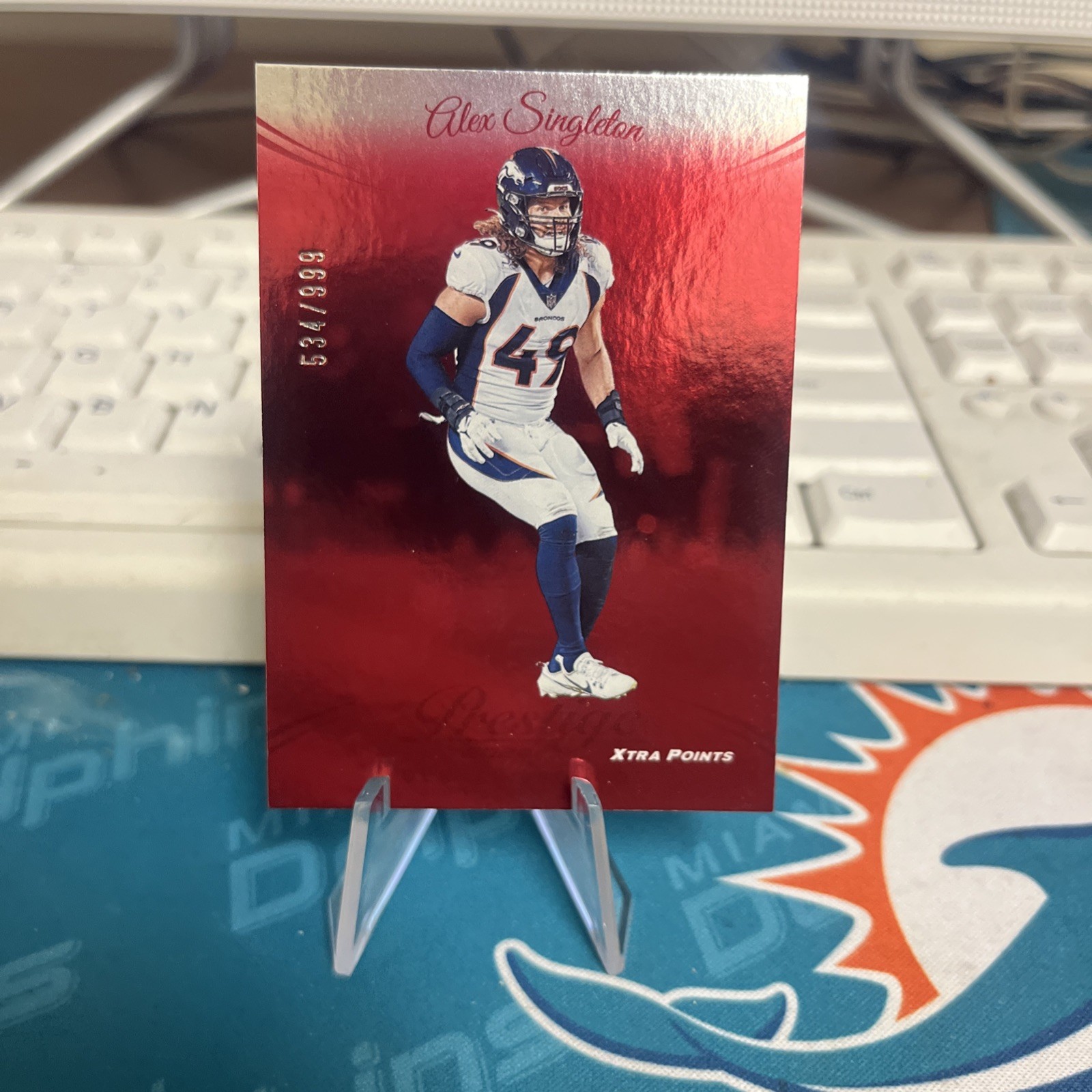 2024 Panini Prestige - Alex Singleton #90 Xtra Points Red /999