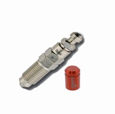 SB-110413 Stahlbus Vite Spurgo Valvola Sfogo Aria M10x1x20 + Alukappe Rosso