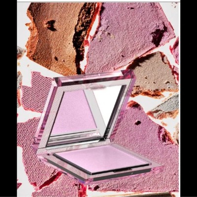 New Halsey About-face Light Lock Powder Blush Eye Shadow Smother Pink Shimmer