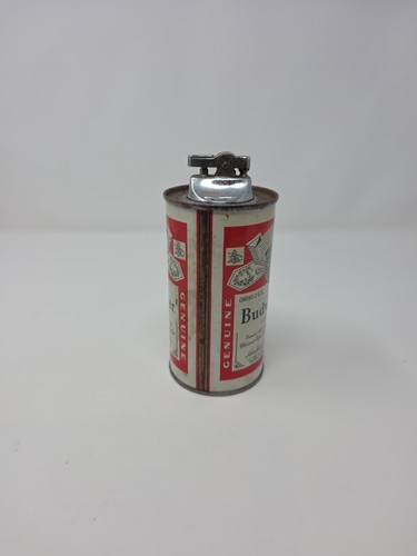 Vintage Advertising Table Top Lighter - Budweiser can