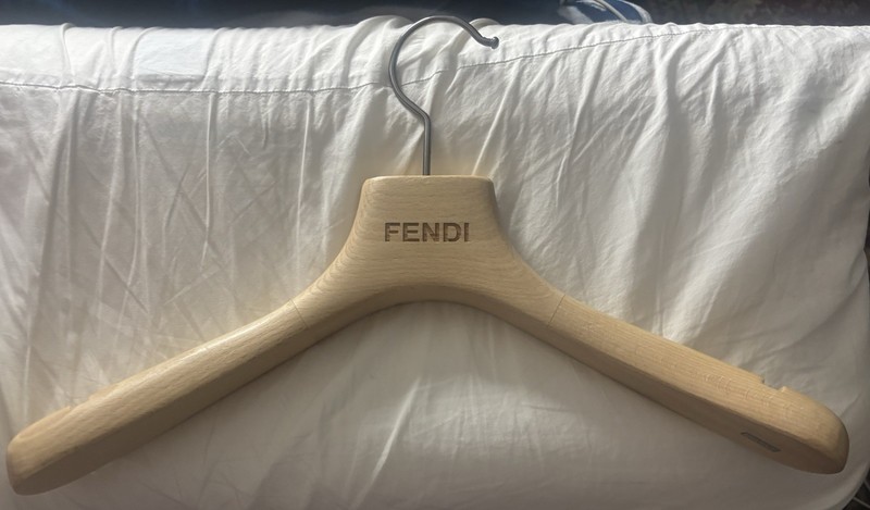 FENDI Authentic Wooden Hanger Made In Italy