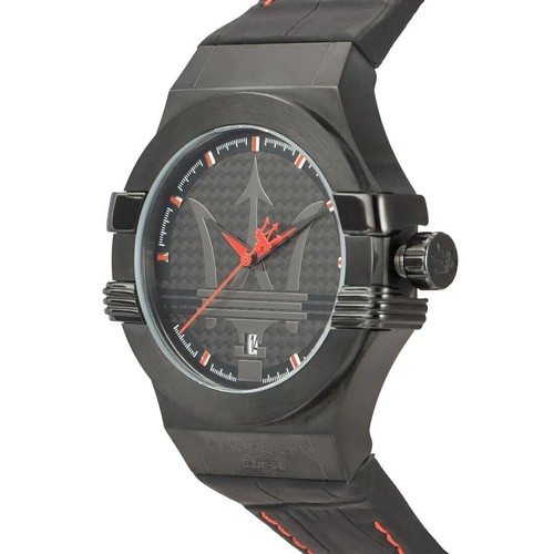 Reloj Maserati Potenza automático con caja acero Ip rosado, esqueleto