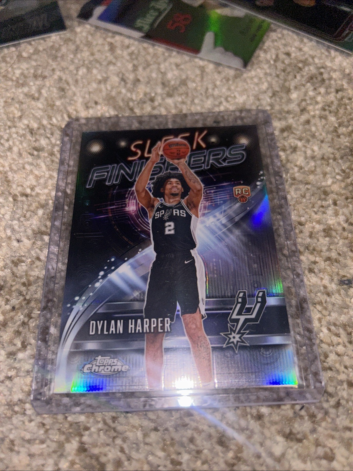 2025-26 Topps Chrome Basketball DYLAN HARPER RC Sleek Finishers Refractor #SF-22