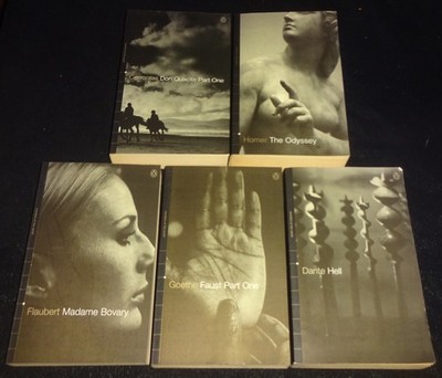 5x WONDERS OF THE WORLD *Penguin* Dante Goethe Flaubert Homer Cervantes GUTER ZU