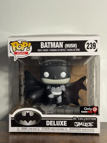 Batman Hush Funko POP! Heroes #239 GameStop Exclusive Black & White
