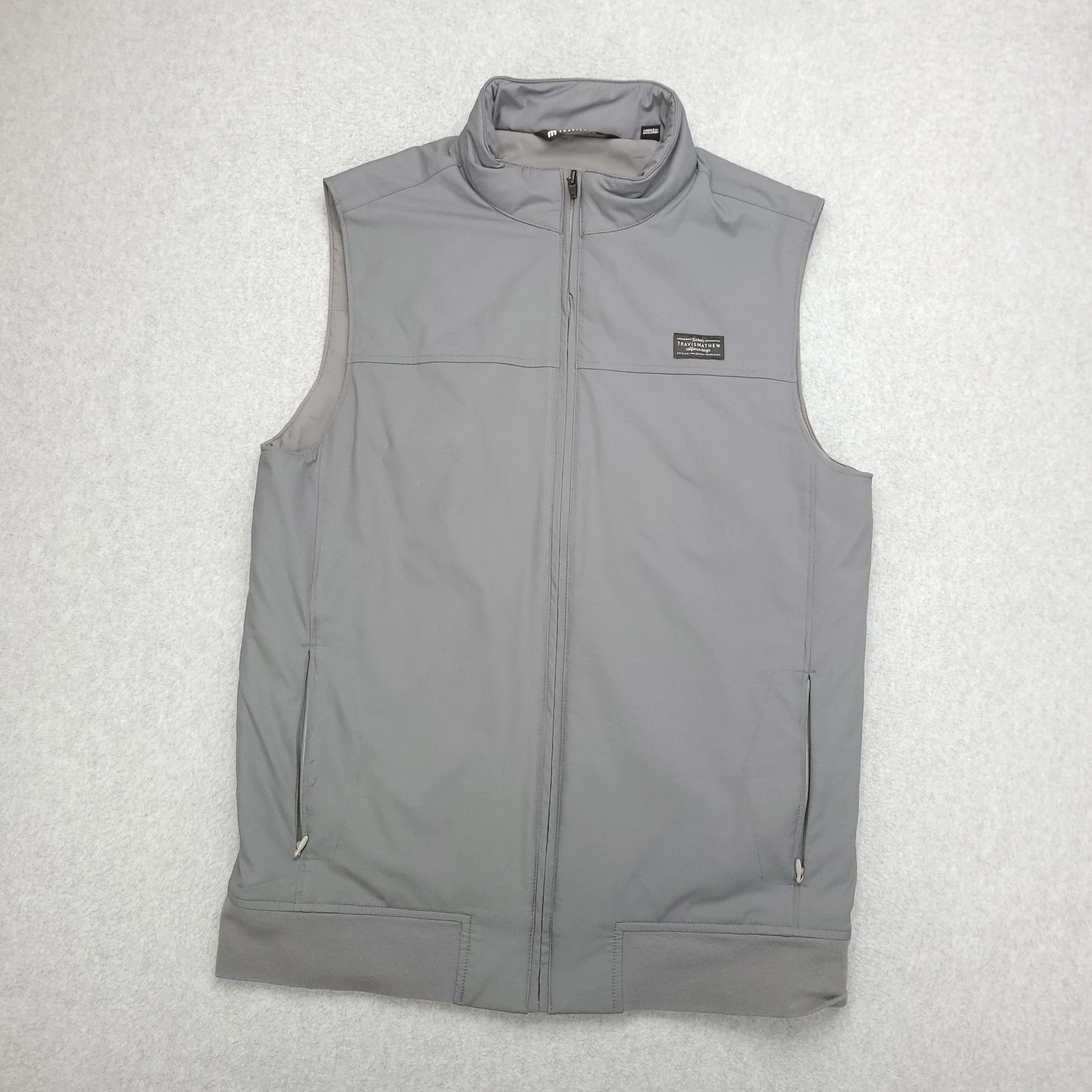 TravisMathew Vest Mens Small Gray Full Zip Golf Soft Shell Insulated Outerwear
Opens in a new window