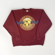 Vintage Ducks Unlimited Crewneck Sweatshirt USA Made Sz XL Labrador Retriever
