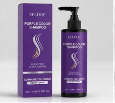 Purple Color Shampoo Blonde Bleached Hair Anti-Brass Toning Gray Hair Cover Repa