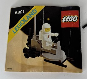 LEGO Space: &ldquo;Moon Buggy&rdquo; (#6801) - Complete, Original Instructions, NO BOX