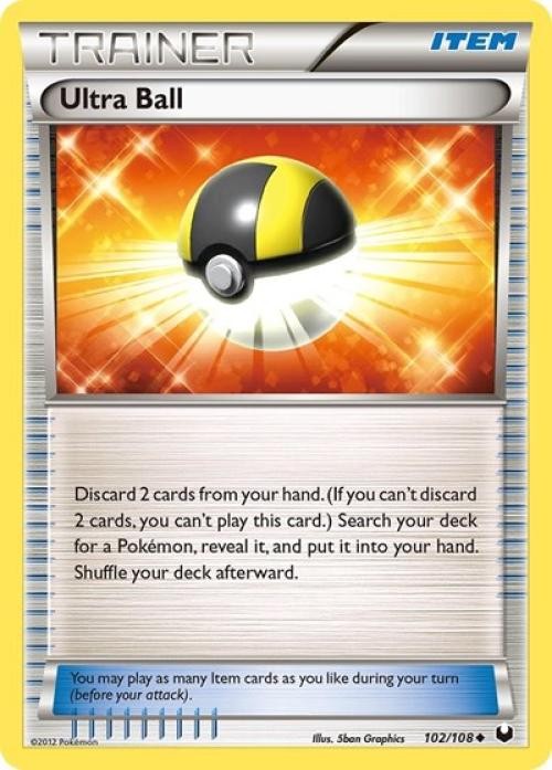 Ultra Ball - NM - Dark Explorers 102