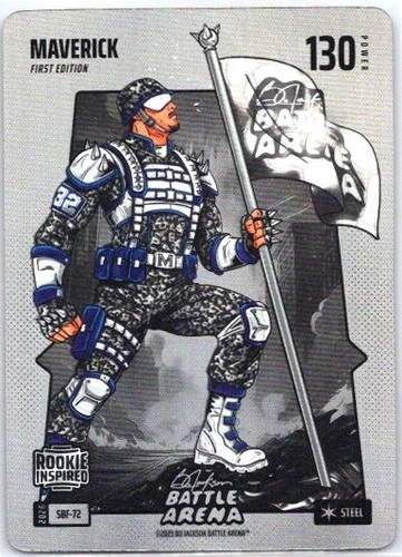 2026 Battle Arena Silver Steel Battlefoil SP SBF-72 Maverick Cooper Flagg RC