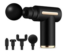 Massage Gun Percussion Massager Deep Tissue Muscle Vibrating Relaxing 4 Heads