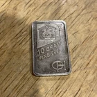 Silver Bar 10 Grams Fine Silver .999 Toned