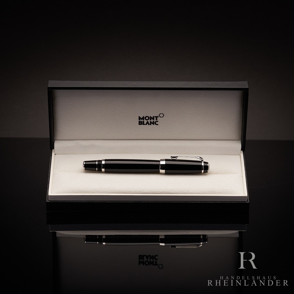 Montblanc Boheme Noir Platinum Line Rollerball Fineliner Resin