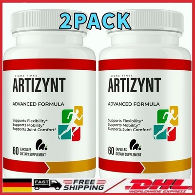 J Artizynt Capsules, Premium Joint Supplement for Mobility & Movement - 2 Pack