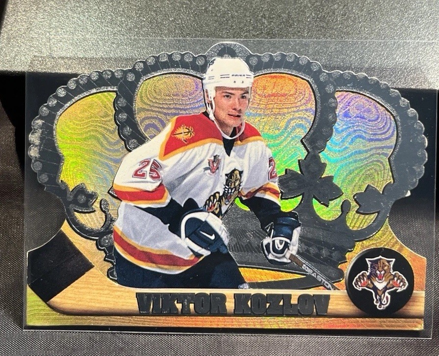 1998 Viktor Kozlov Pacific Crown Royale All Star Die Cut Refractor #58