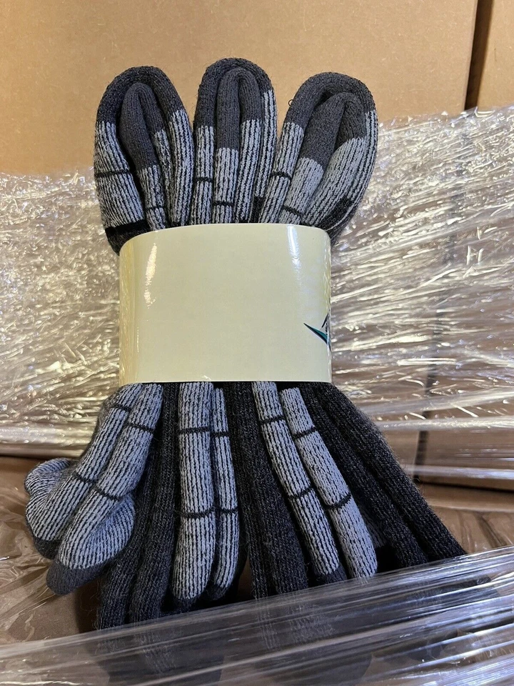 72% Lana Merino Para Hombre HECHOS EN LOS EE. UU. CÁLIDOS HD Gruesos Calcetines de Senderismo 3 Pares Talla 10-13 Foto 4 de 4