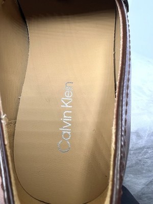 Calvin Klein Jameson Loafers Brown Slip-On Dress Shoes Mens  display picture 1