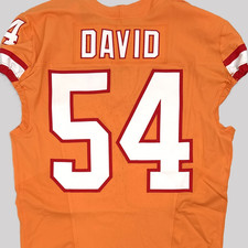 🏈Lavonte David TEAM-ISSUED Tampa Bay Buccaneers On-Field NFL Creamsicle Jersey