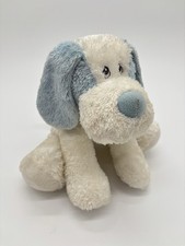 Aurora Baby Scruff Puppy Dog Plush Blue White Stuffed Animal 8