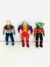 Tyco Dino Riders 1986 Figures Lot(3) Cobrus Krulos Questar 2.75in Minor Wear