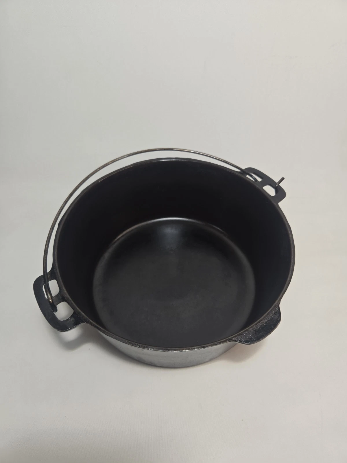 Vintage Wagner Ware Sidney 0 Cast Iron Dutch Oven Pot 1268 Bail Handle No Lid